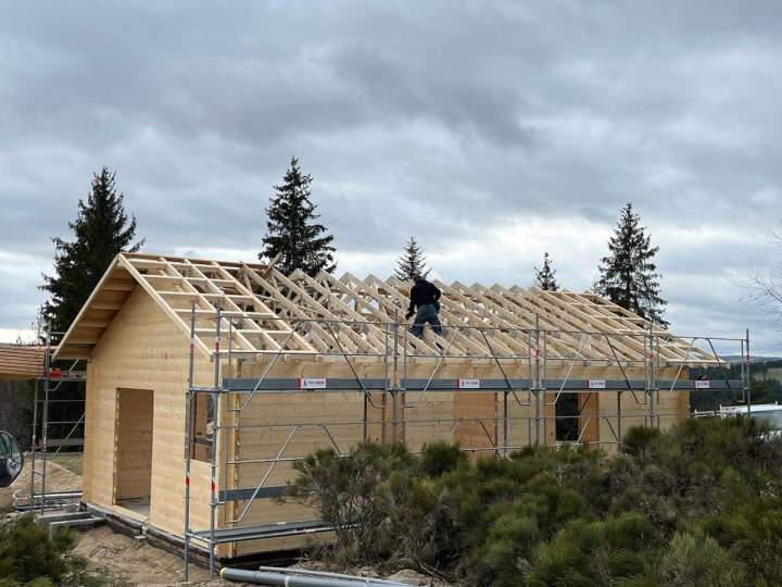 Travaux de charpente en bois Saint-Chély