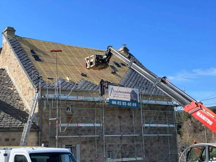 Rénovation toiture Saint-Chély
